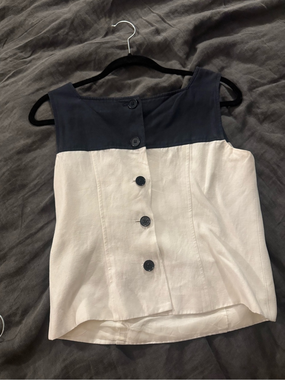 Vintage Ann Taylor linen blend top